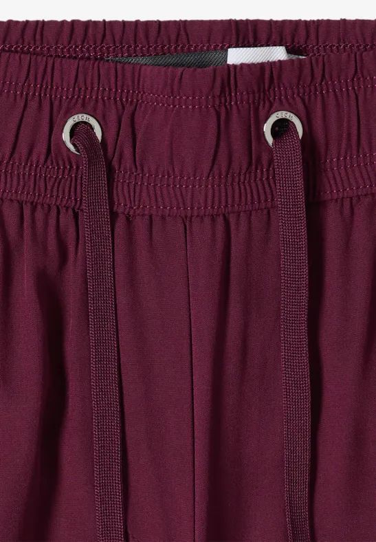 Fließende Weite Hose mit Hohem Bund
