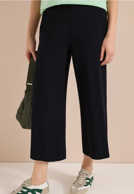 High Waist Wide Leg Culotte