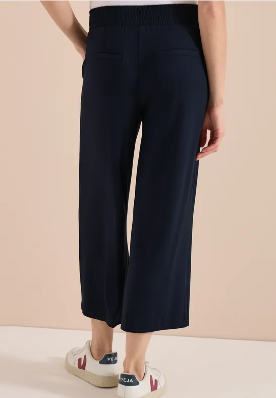 Hochtaillierte Culotte im Loose Fit