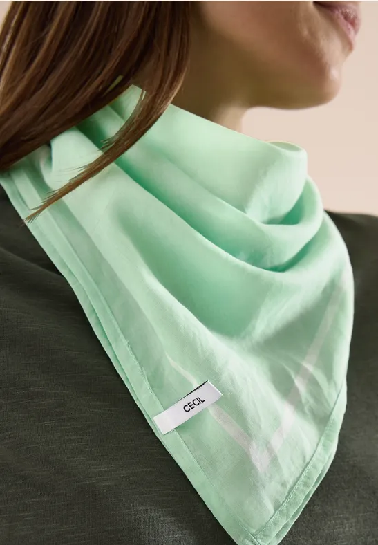 Baumwollbandana mit Tape-Detail