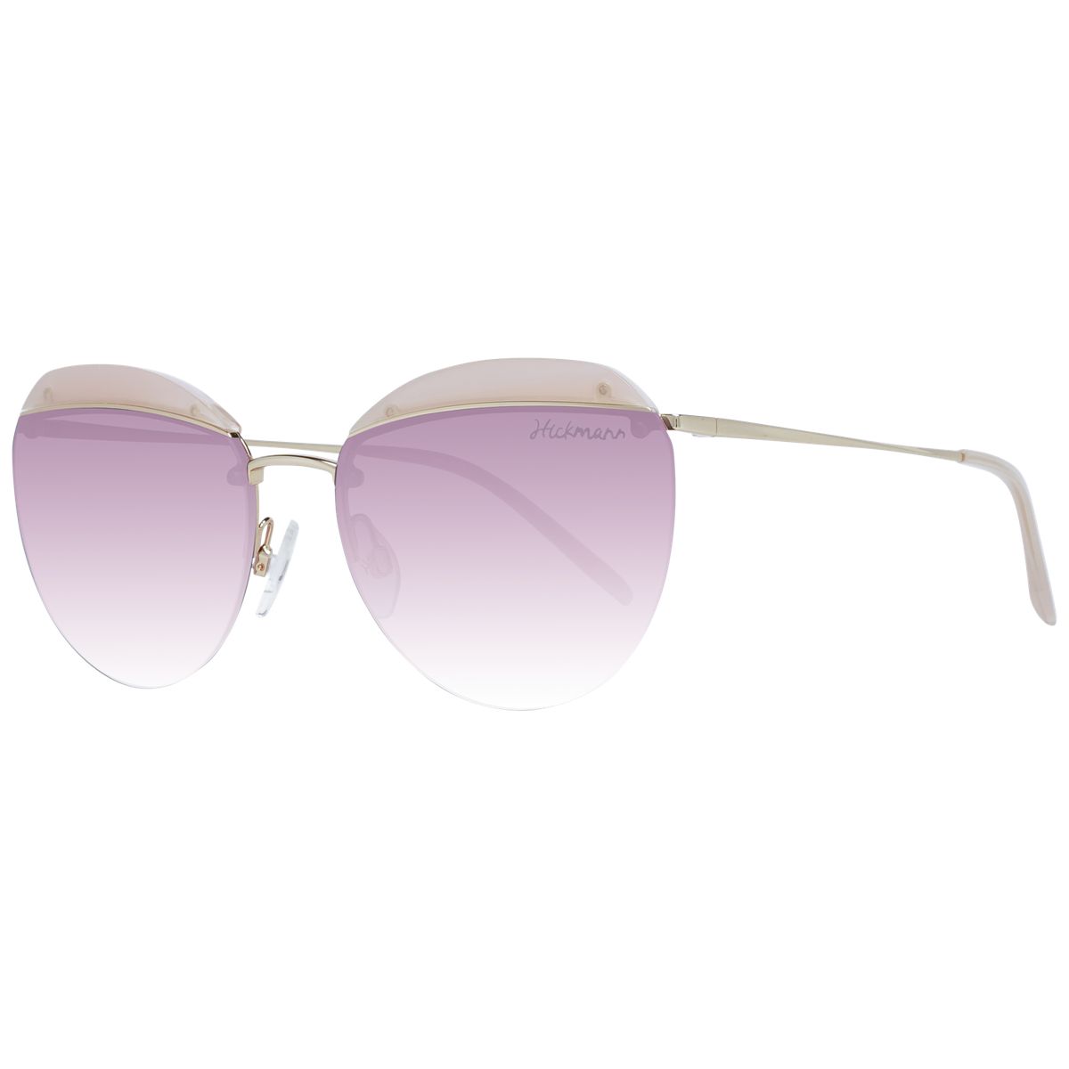 Randlose Schmetterling-Sonnenbrille mit Verlauf