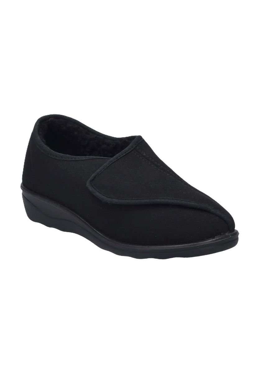 Gemütliche plüschgefütterte Komfortschuhe