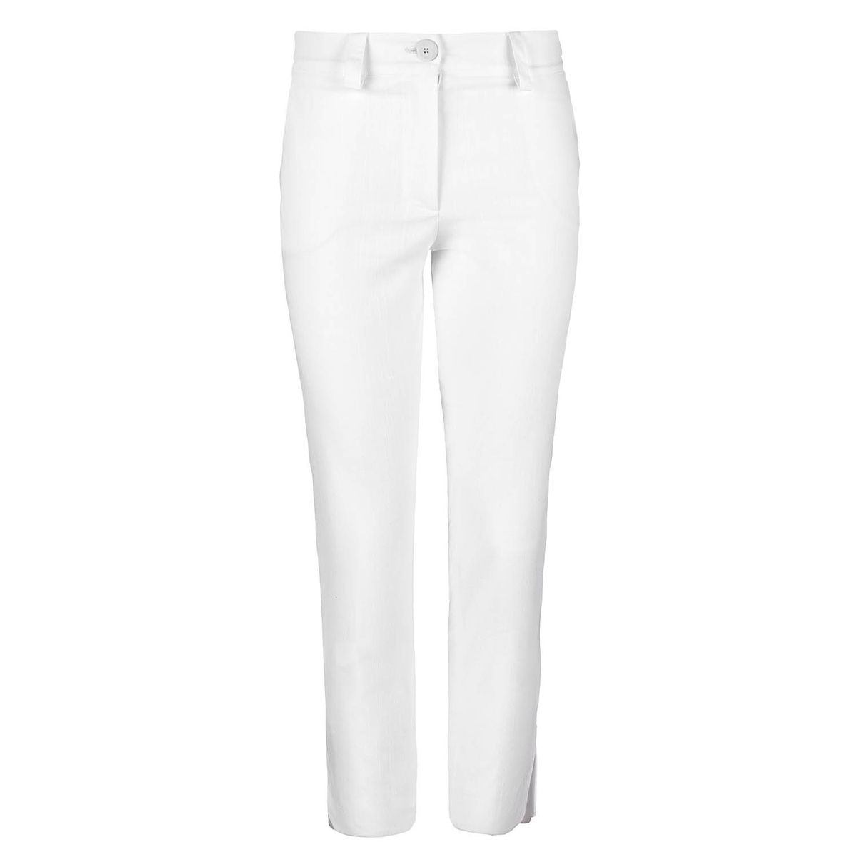 Verkürzte Stretch-Hose aus Baumwolle