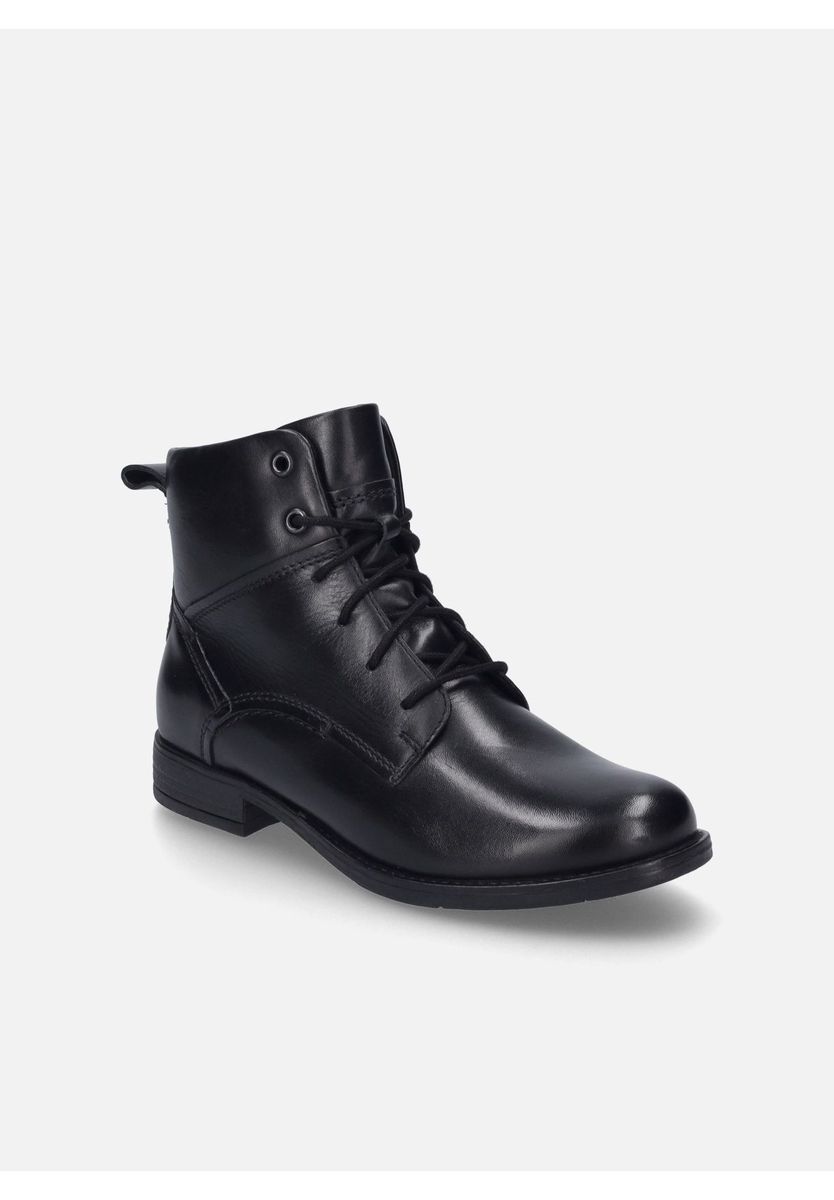 Lederstiefeletten mit Schnürung