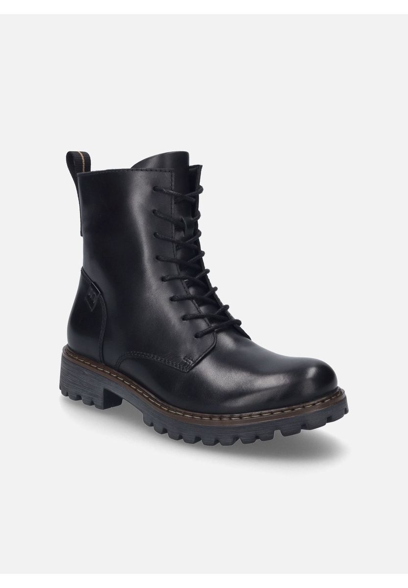 Robuste Schnürstiefeletten mit Profilsohle