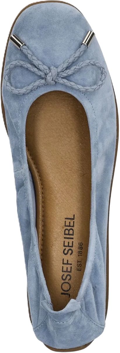 Bequeme Wildleder-Ballerinas mit Schleife