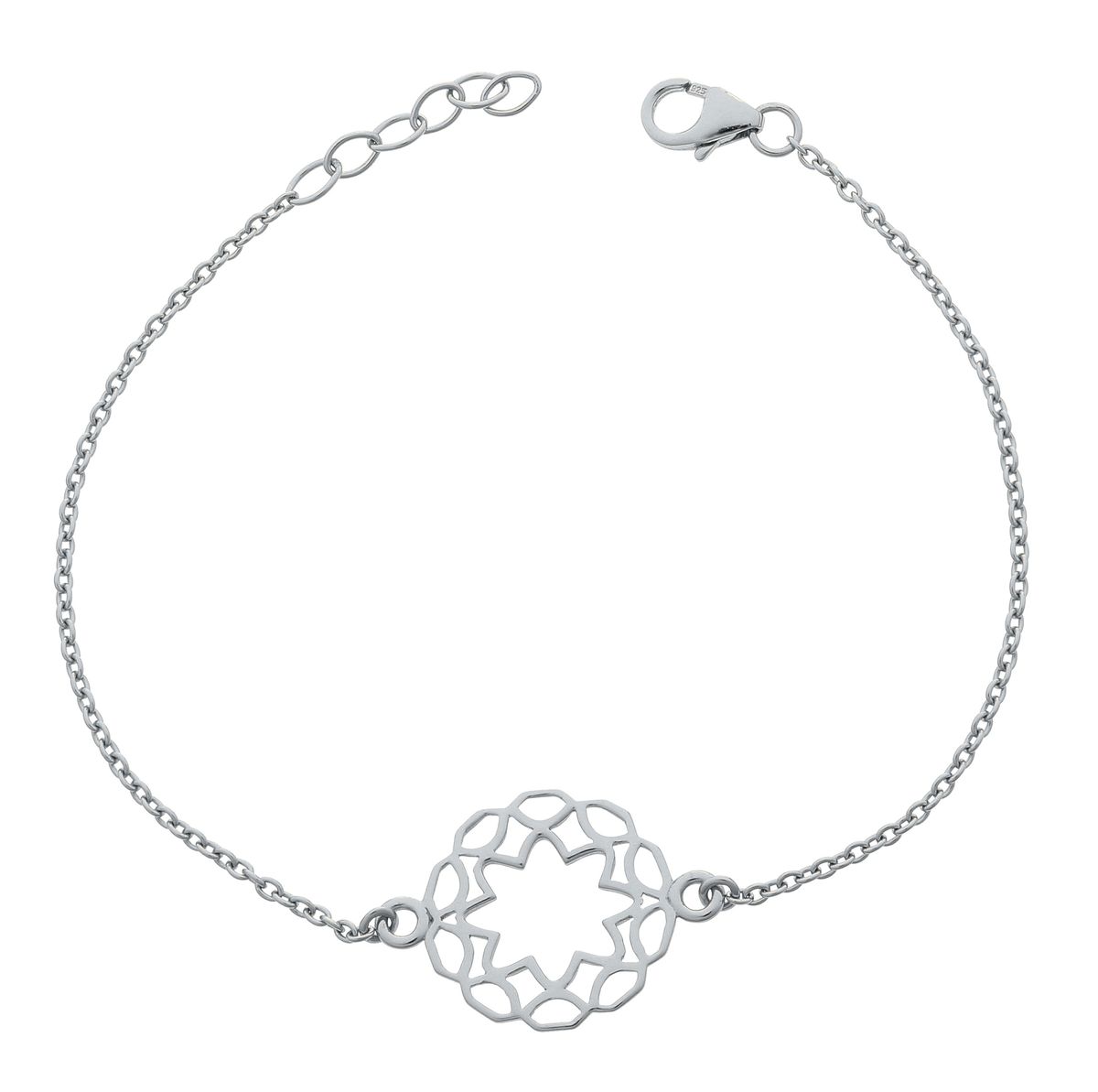 'Jasmine' Filigranes Geometrisches Charm Armband