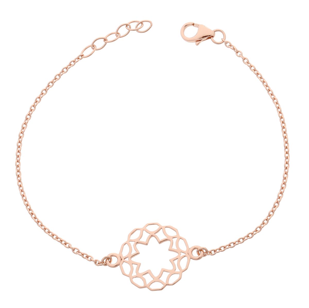 Filigranes Jasmine Blumen Gliederkettenarmband
