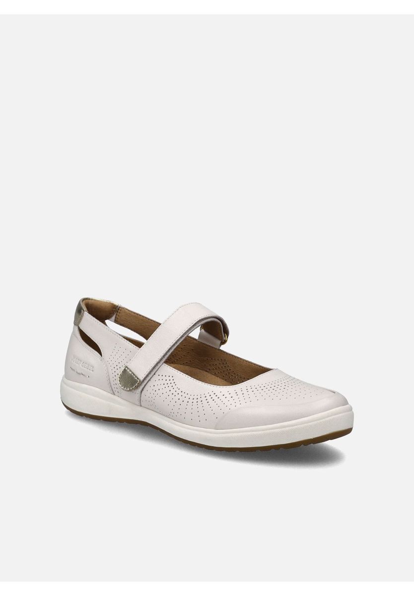 Perforierte Leder Mary Jane Ballerinas