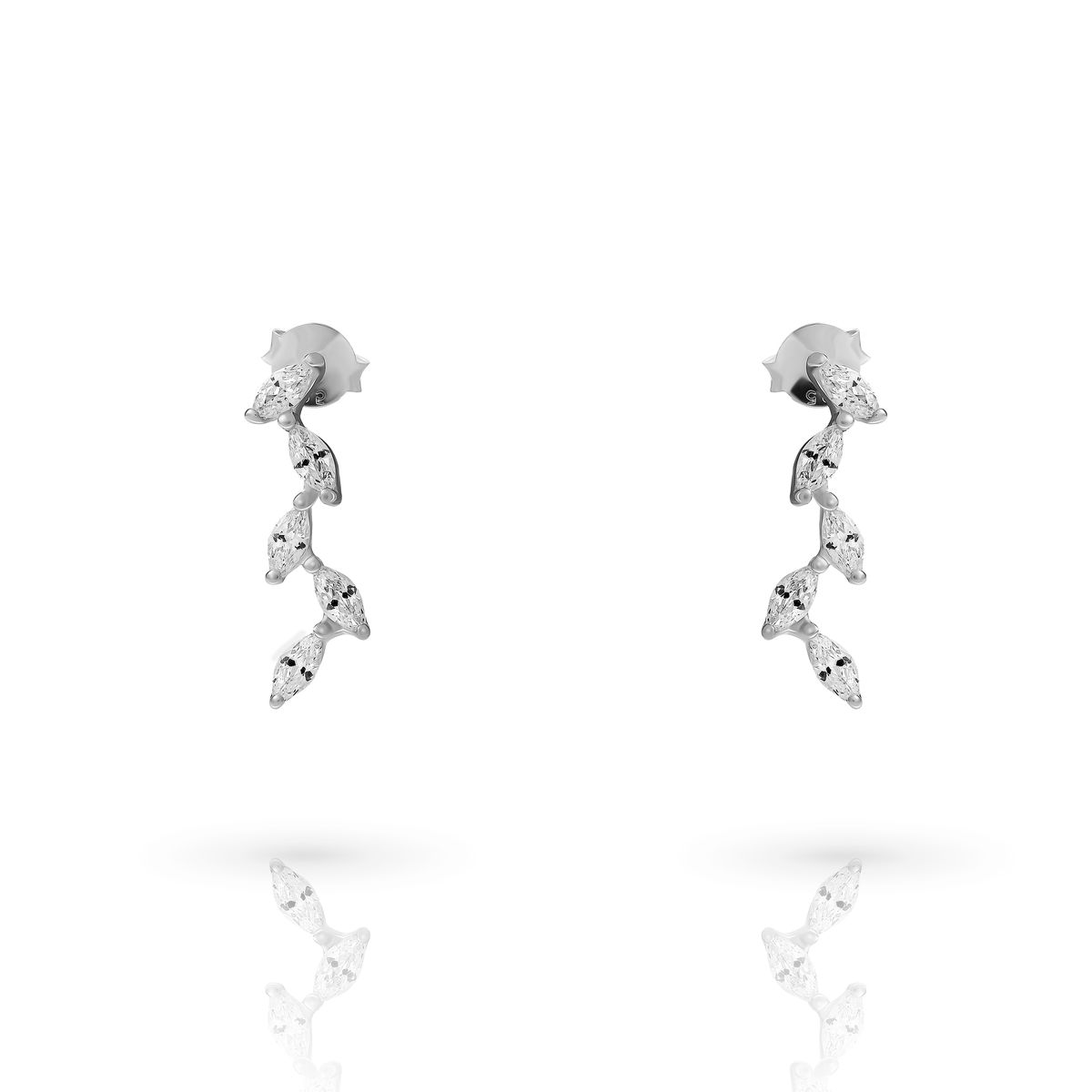 Marquise-Cluster-Ohrhänger