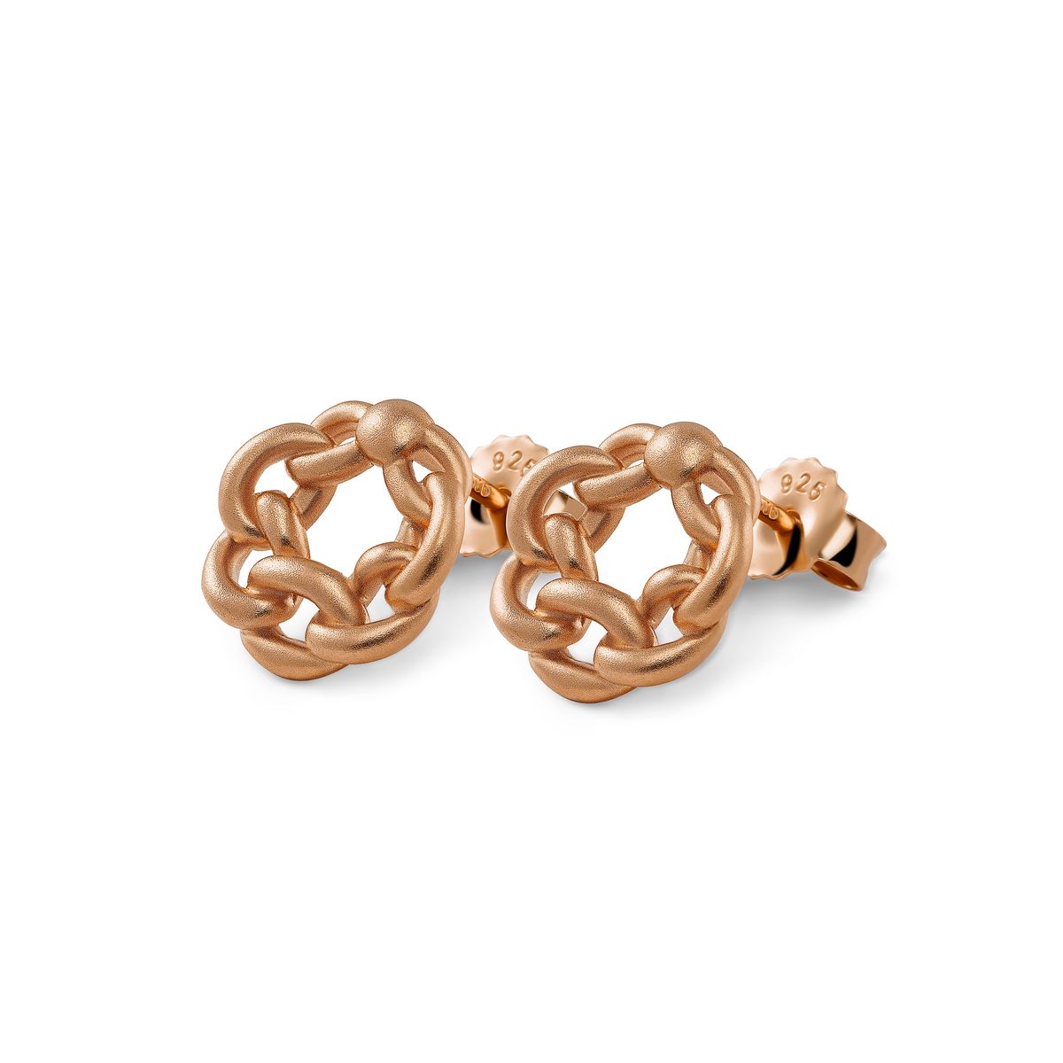 Verflochtene Knoten-Design Ohrstecker