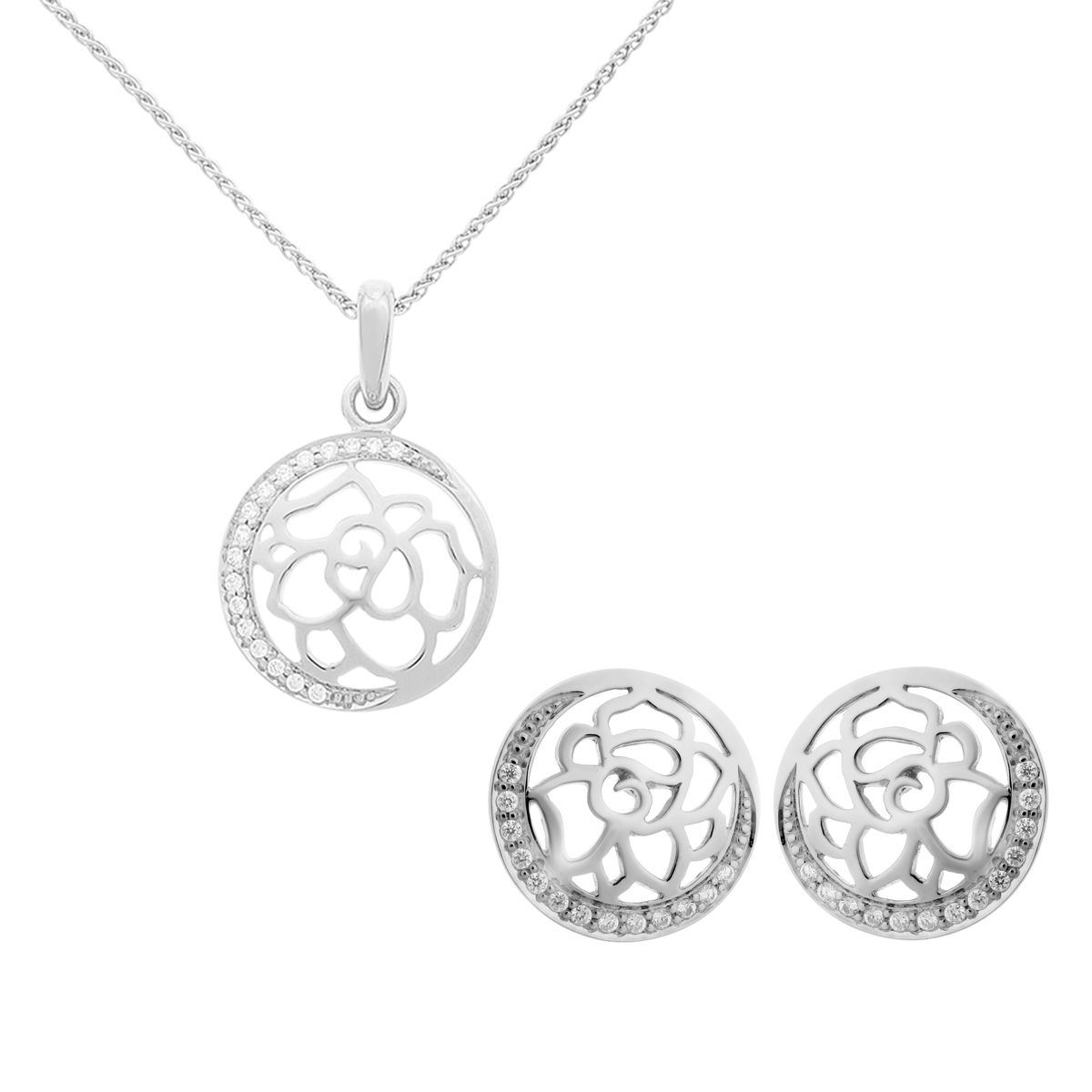 Blair Filigranes Blumen Schmuck-Set
