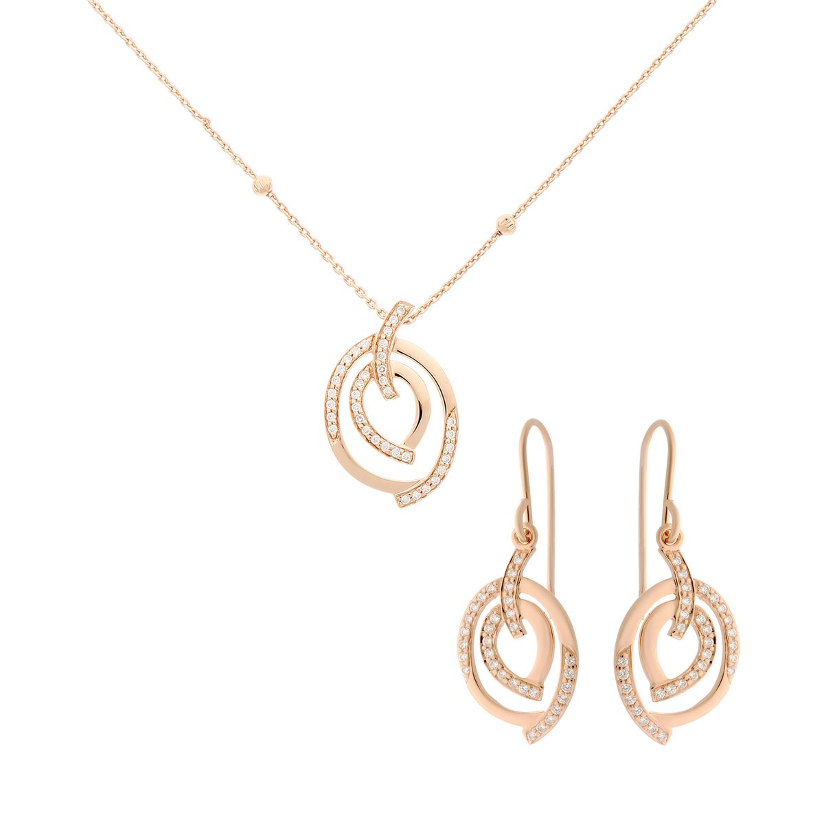 Celine Verschlungenes Schmuckset