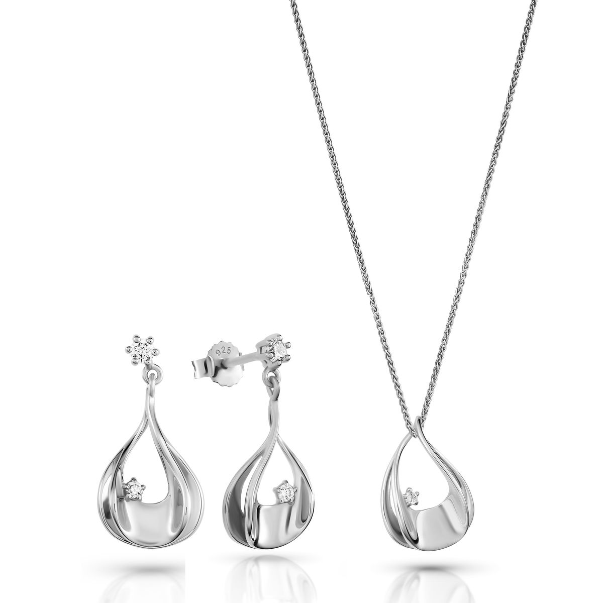 'Etoile' Sterling Silber Schmuckset