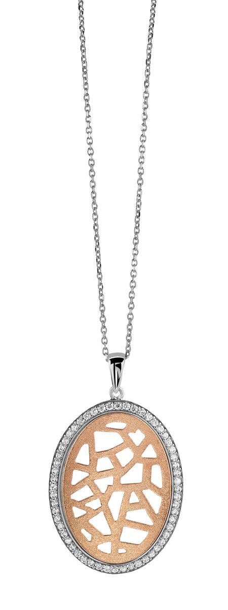 Schmuckset mit geometrischem Cut-out-Muster