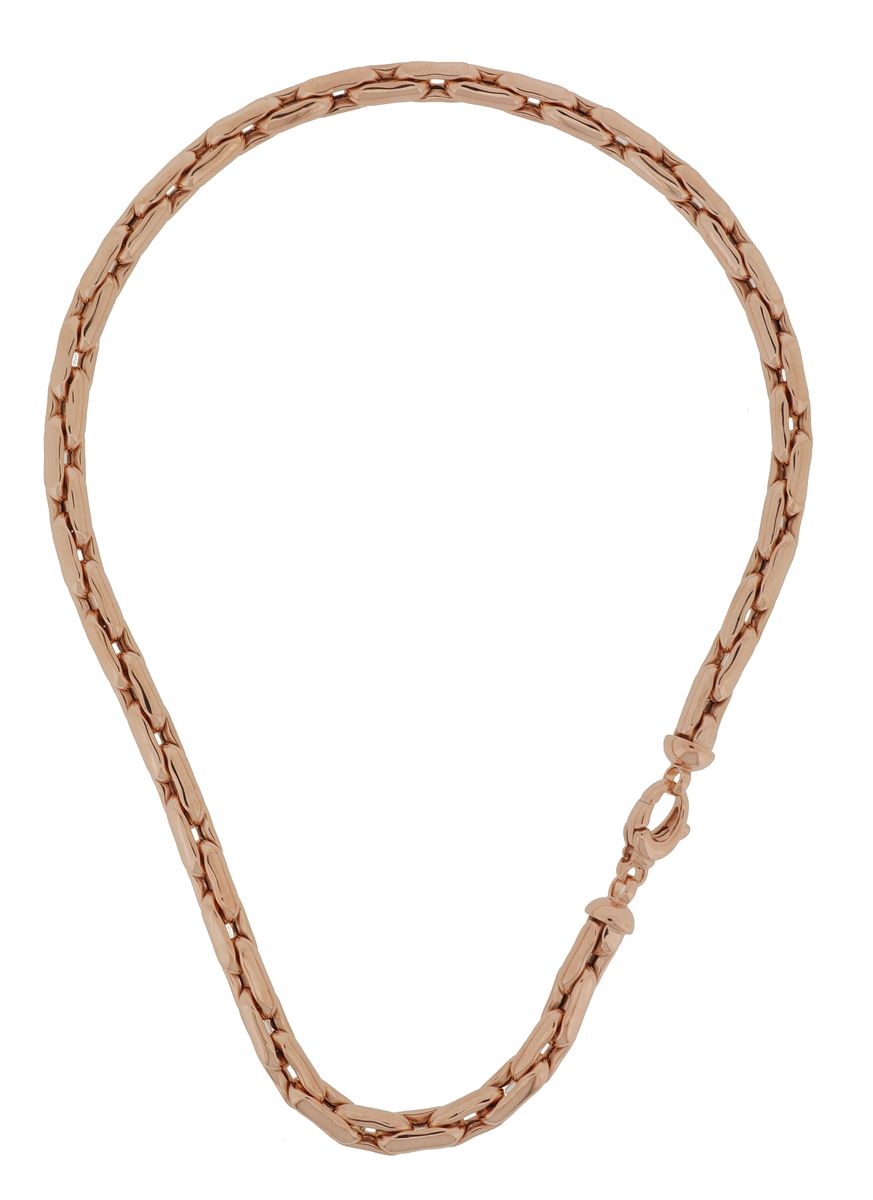 Markante Halskette in Roségold