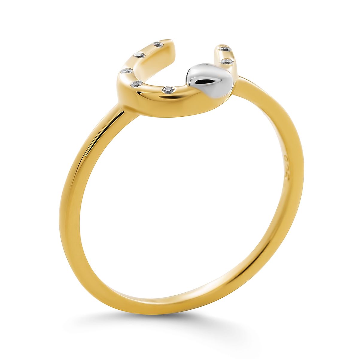 Aurora Hufeisen Herz Motiv Ring