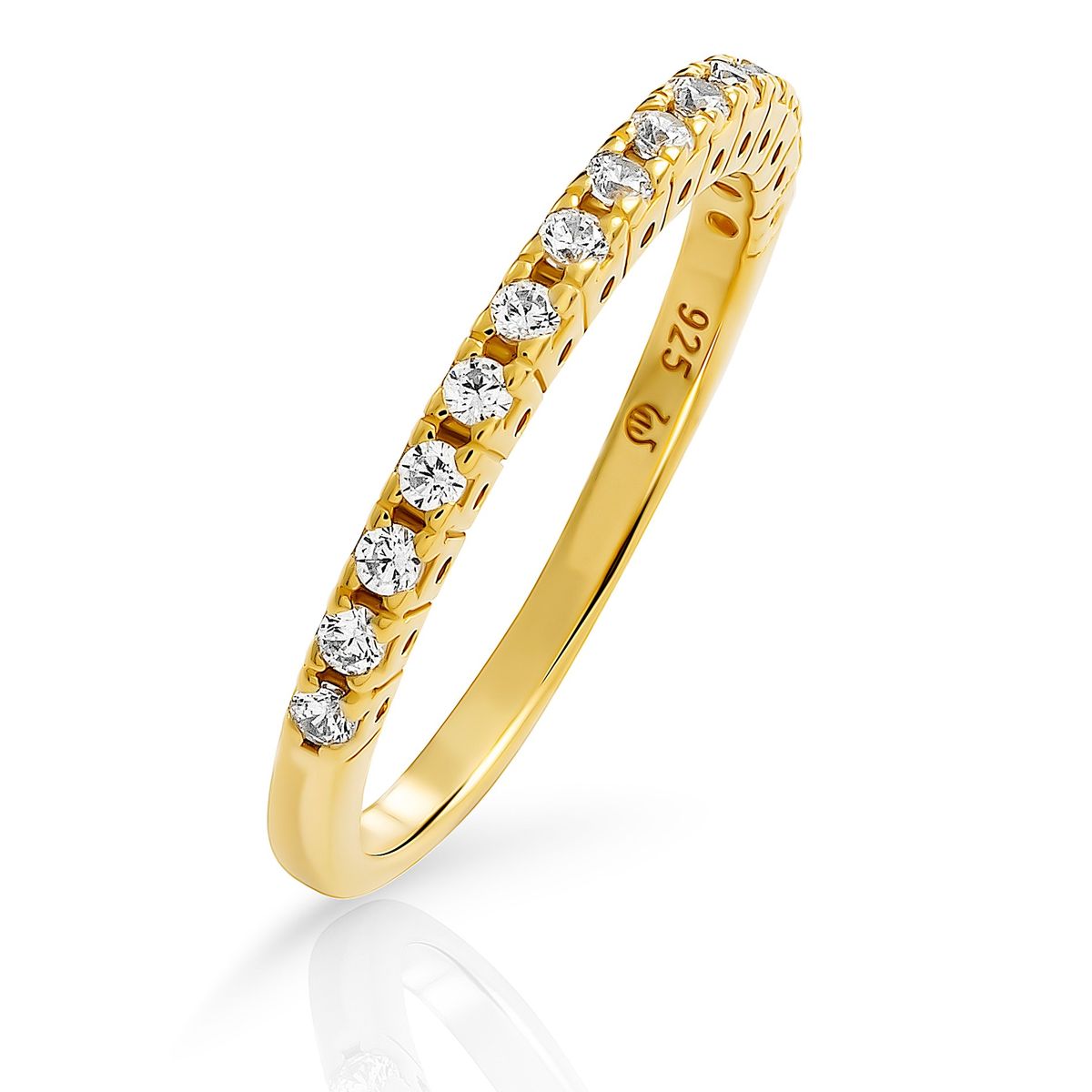Eleganter Halber Eternity Ring