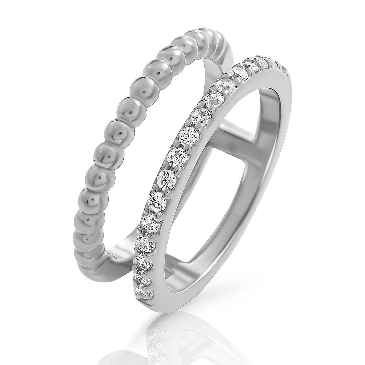 Chic Doppelband Ring