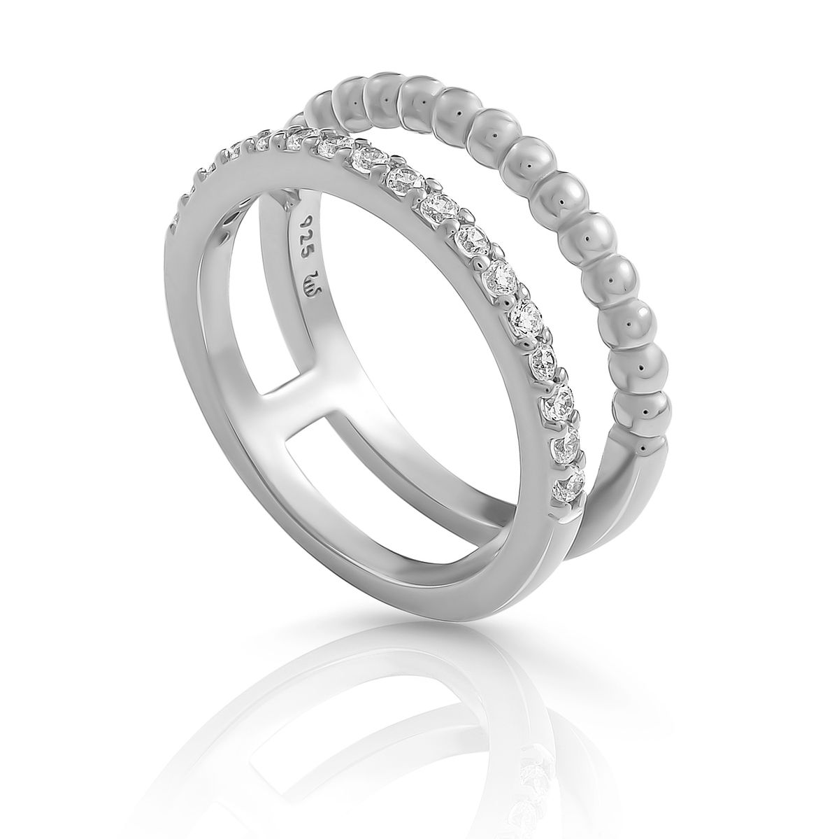 Chic Doppelband Ring