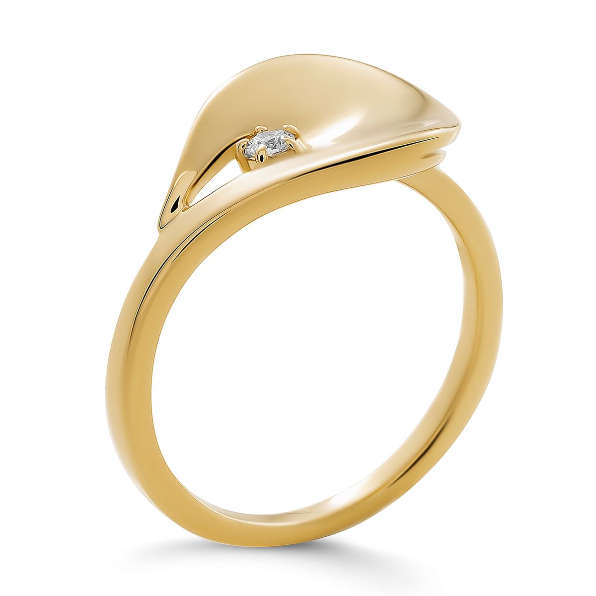 Skulpturaler Etoile Wickelring