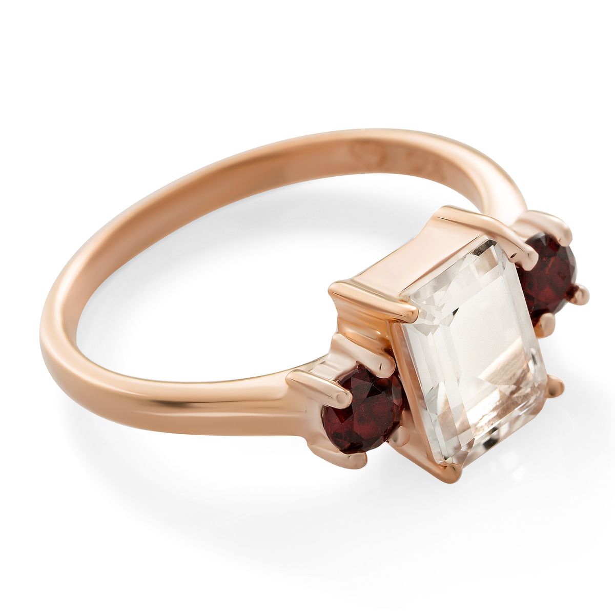 Fira Ring mit Smaragdschliff