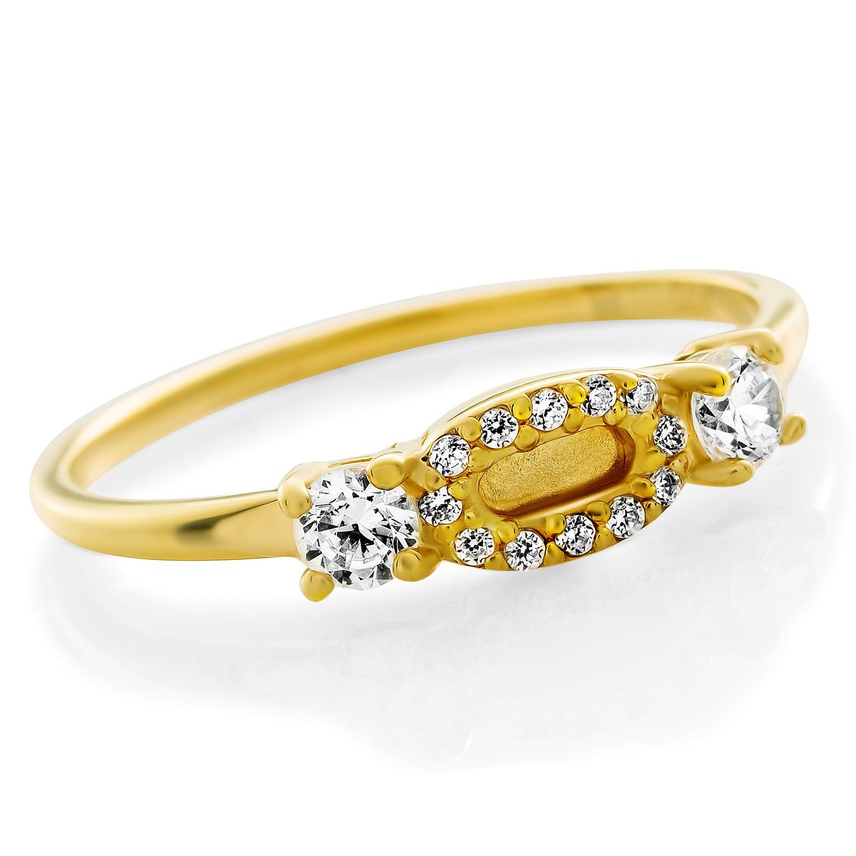 Eleganter Pavé-Ring im Lily-Design