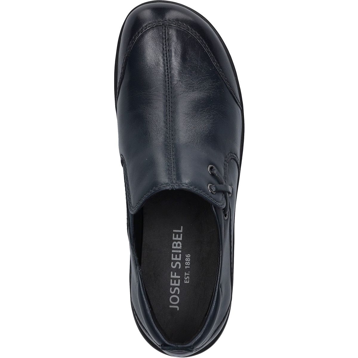 Leder-Slipper mit dekorativer Schnürung
