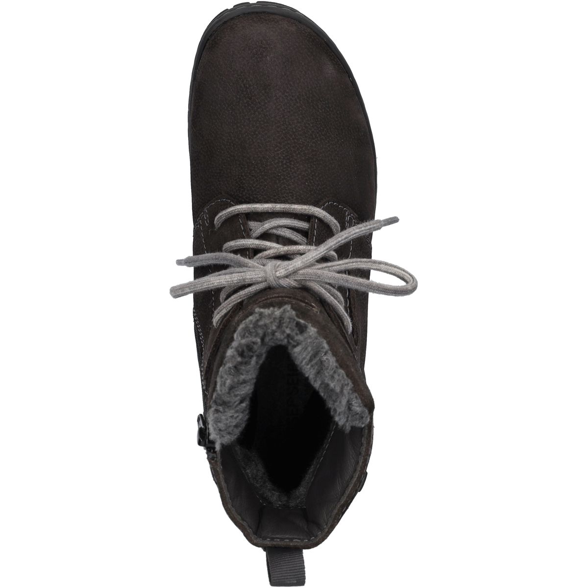 Schnürstiefeletten aus Leder