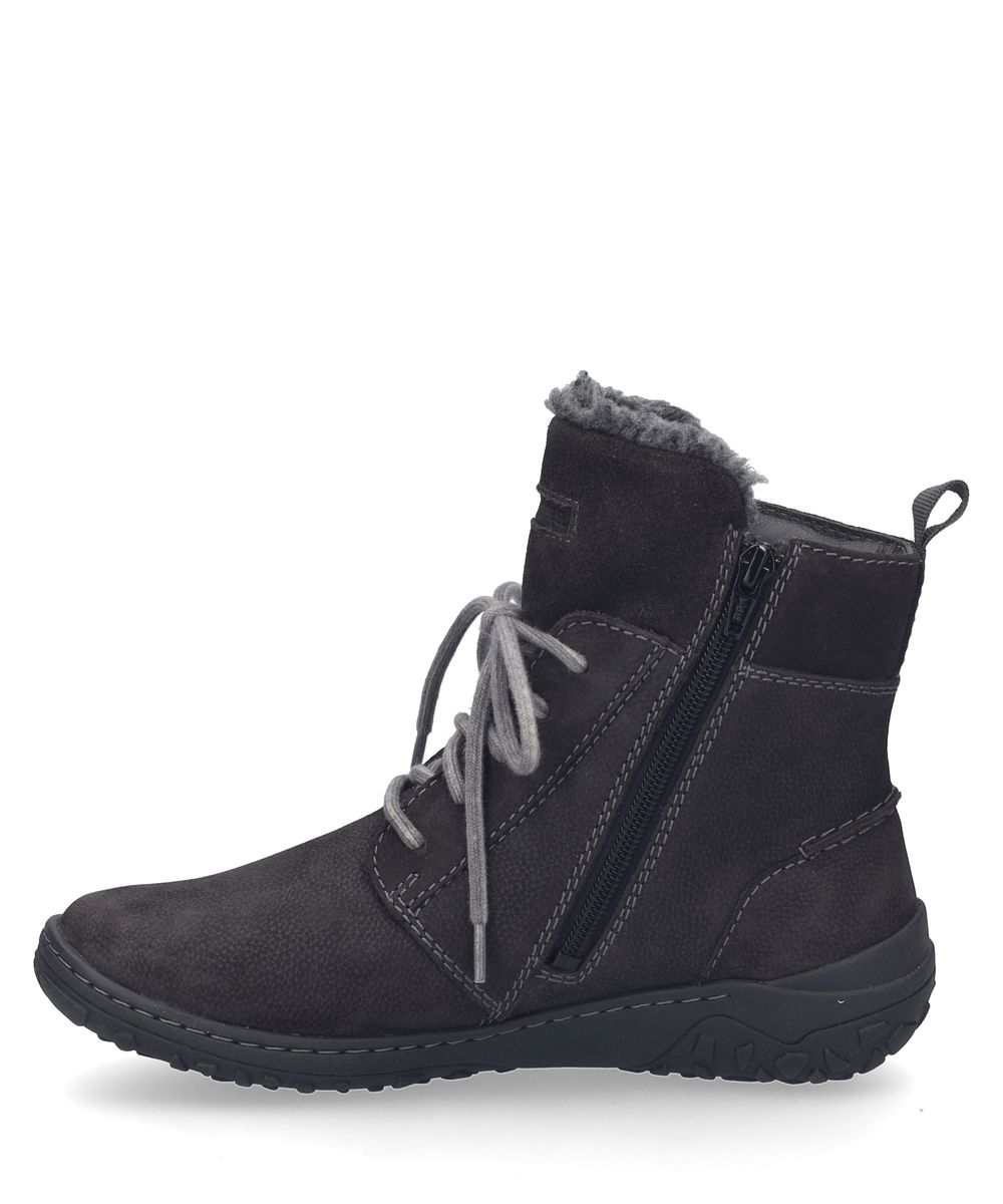 Schnürstiefeletten aus Leder