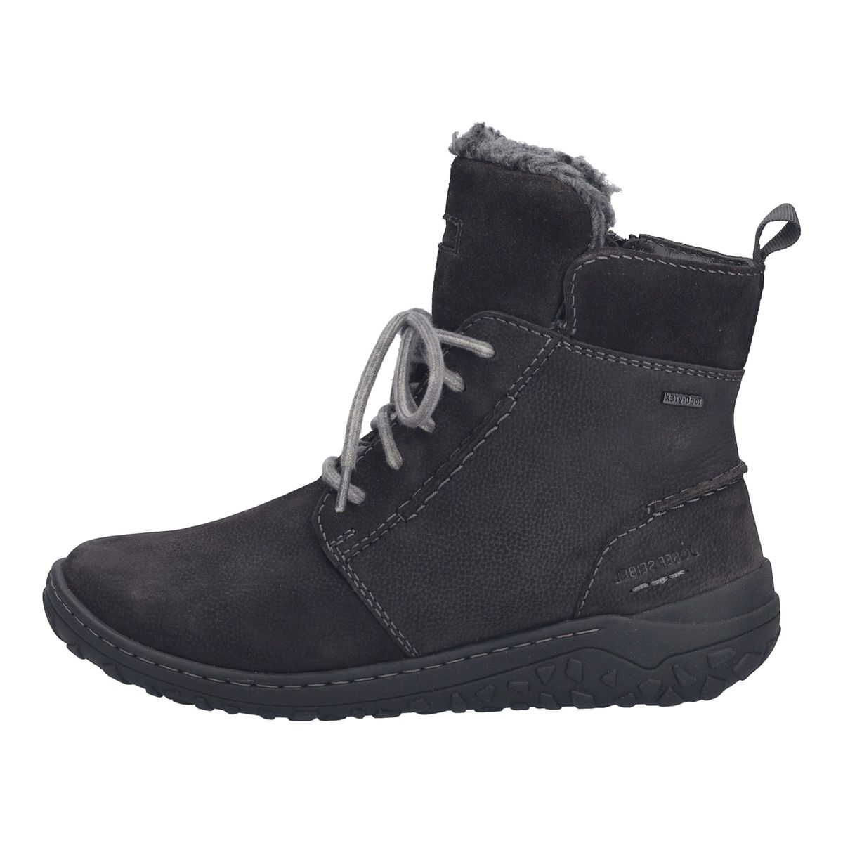 Schnürstiefeletten aus Leder