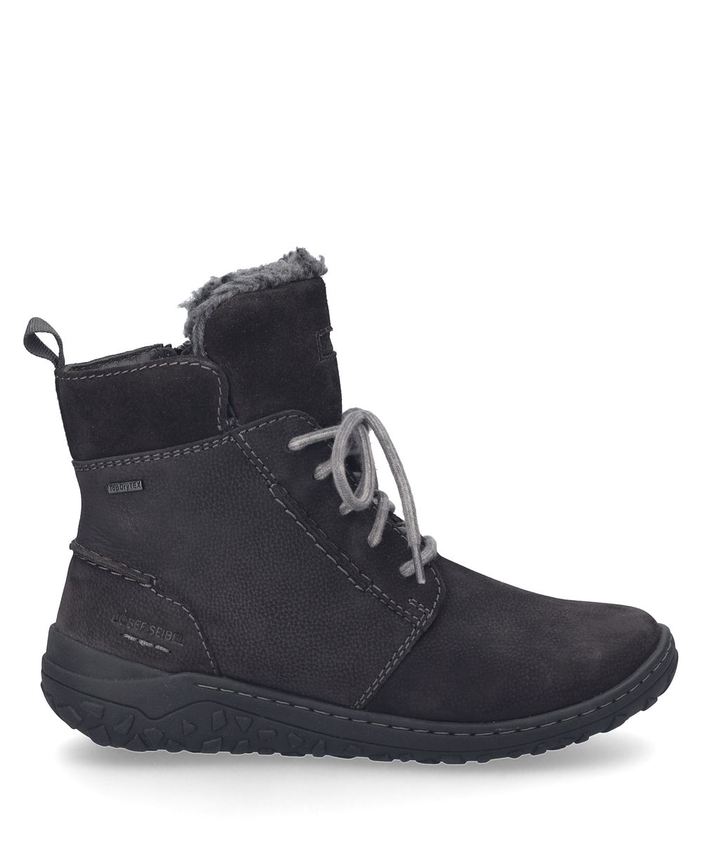 Schnürstiefeletten aus Leder