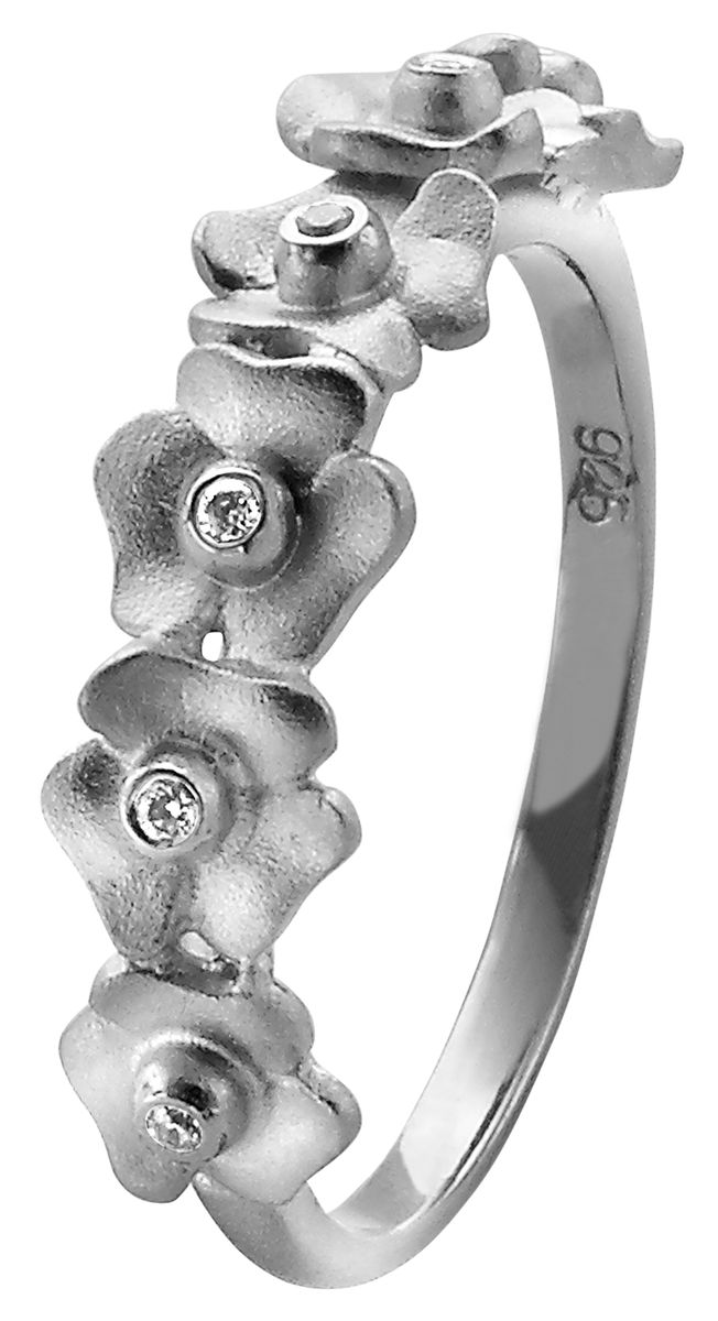 Naturinspirierter Ring mit Blumenmotiv
