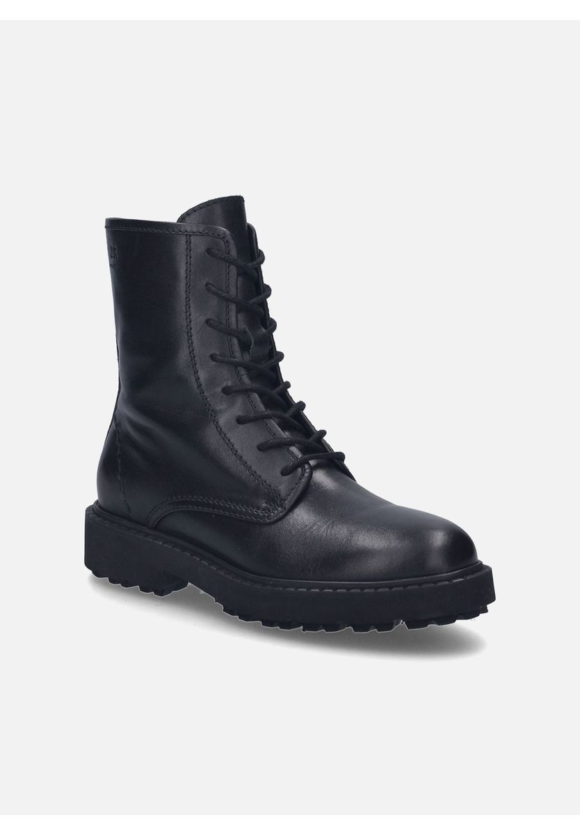 Klassische Leder-Schnürstiefeletten