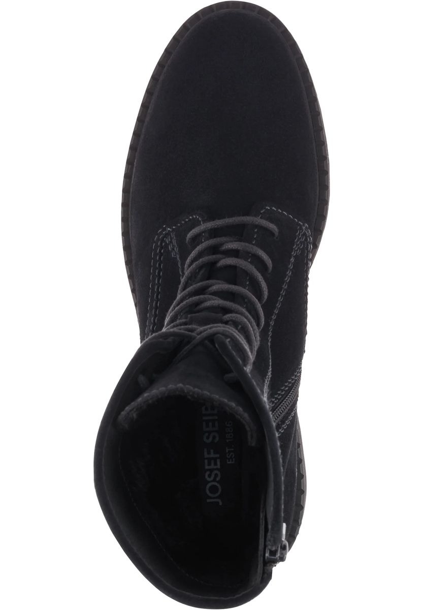 Schnürstiefeletten aus Wildleder