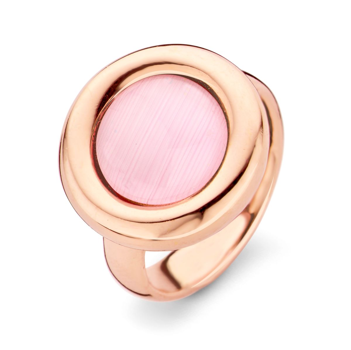Eleganter Statement-Ring mit Rundem Stein