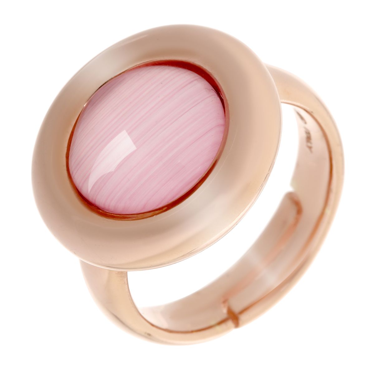 Eleganter Statement-Ring mit Rundem Stein