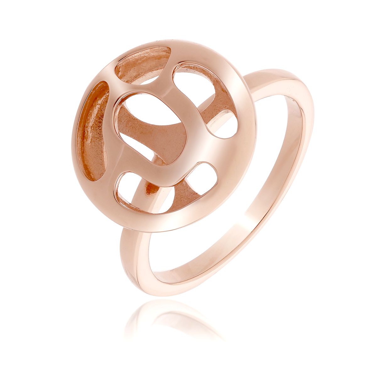 Skulpturaler durchbrochener Ring