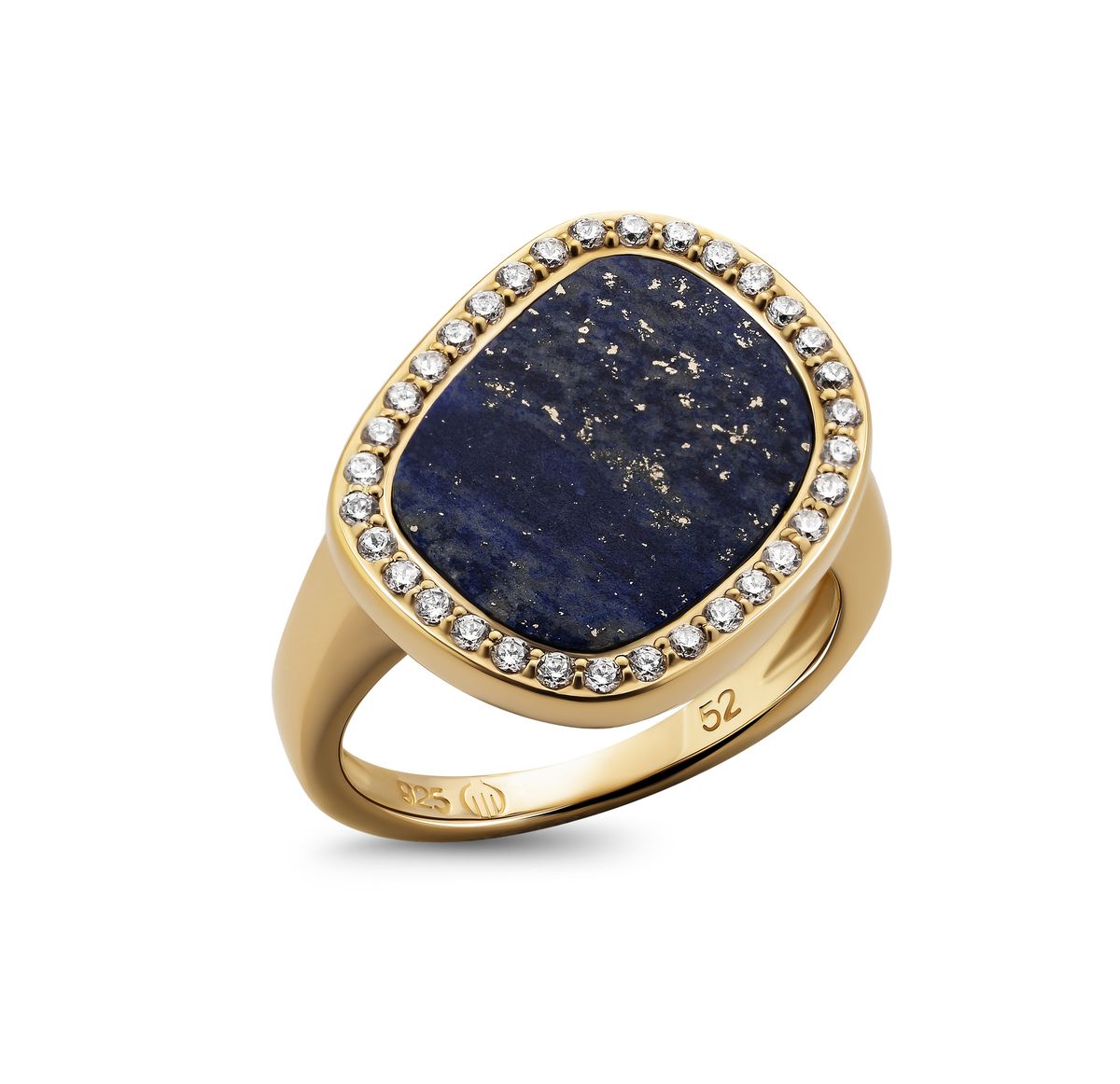Eleganter ovaler Lapis-Lazuli Siegelring