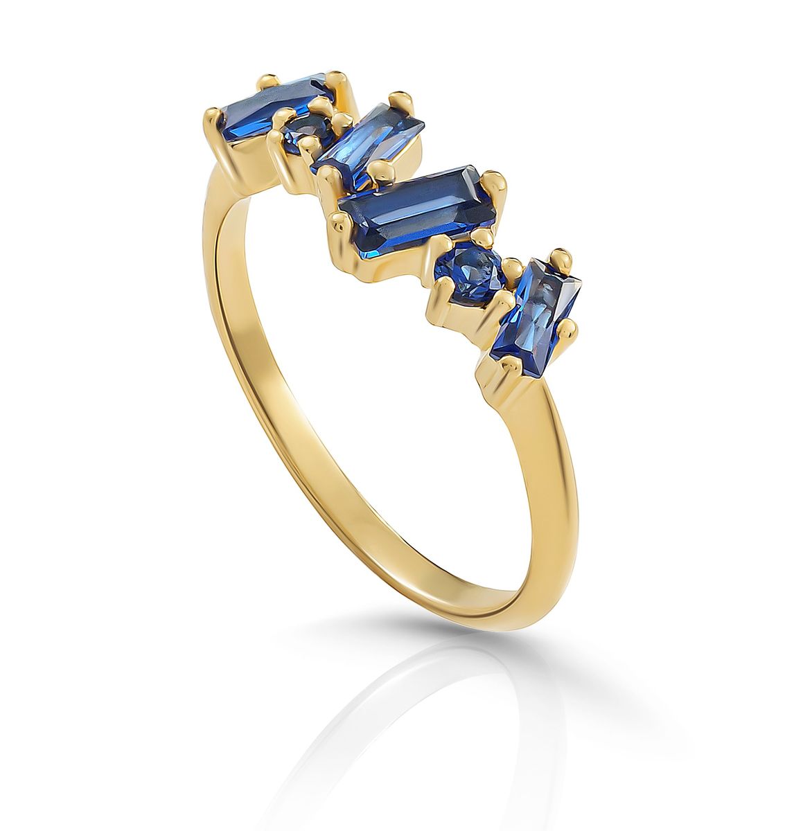 Asymmetrischer Baguette-Cluster-Ring