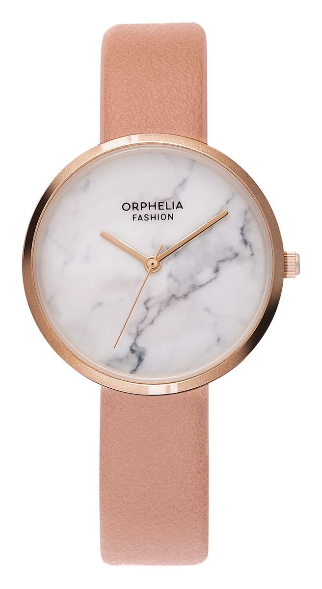 Minimalistische Armbanduhr mit Marmor-Zifferblatt