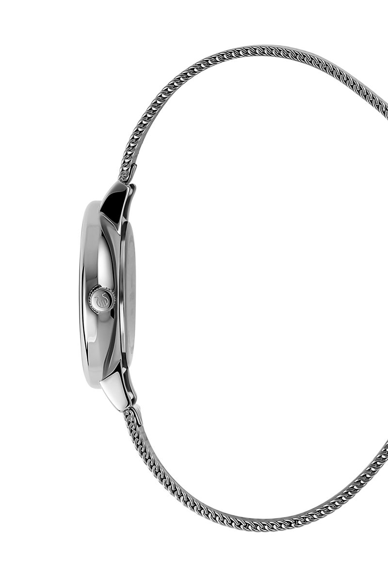 Minimalistische Armbanduhr mit Marmor-Zifferblatt