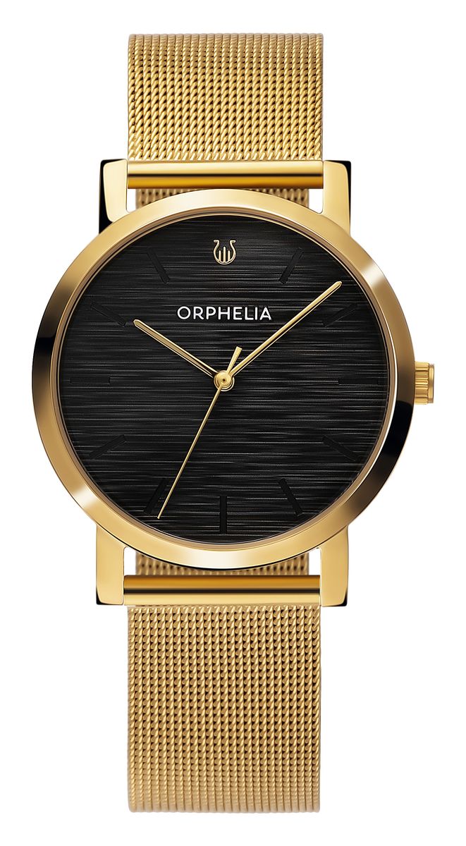 Elegante Analoguhr mit Mesh-Armband
