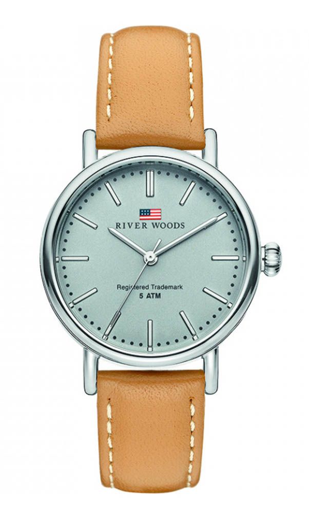Klassische Analog-Uhr mit Lederarmband