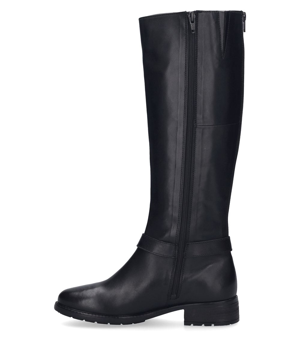 Klassische kniehohe Lederstiefel