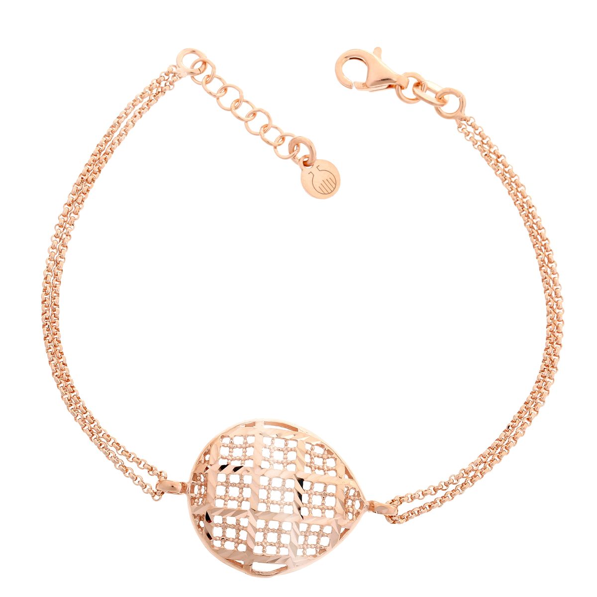 Filigranes Armband mit Gitter-Element