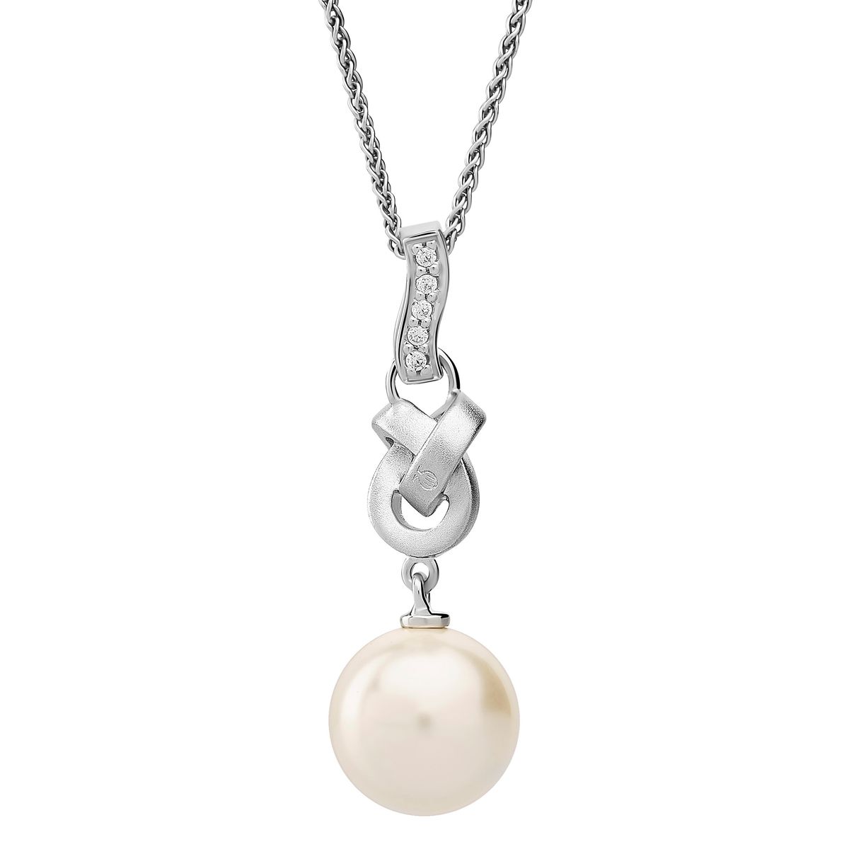 Elegante Clara Perlenkette mit Anhänger