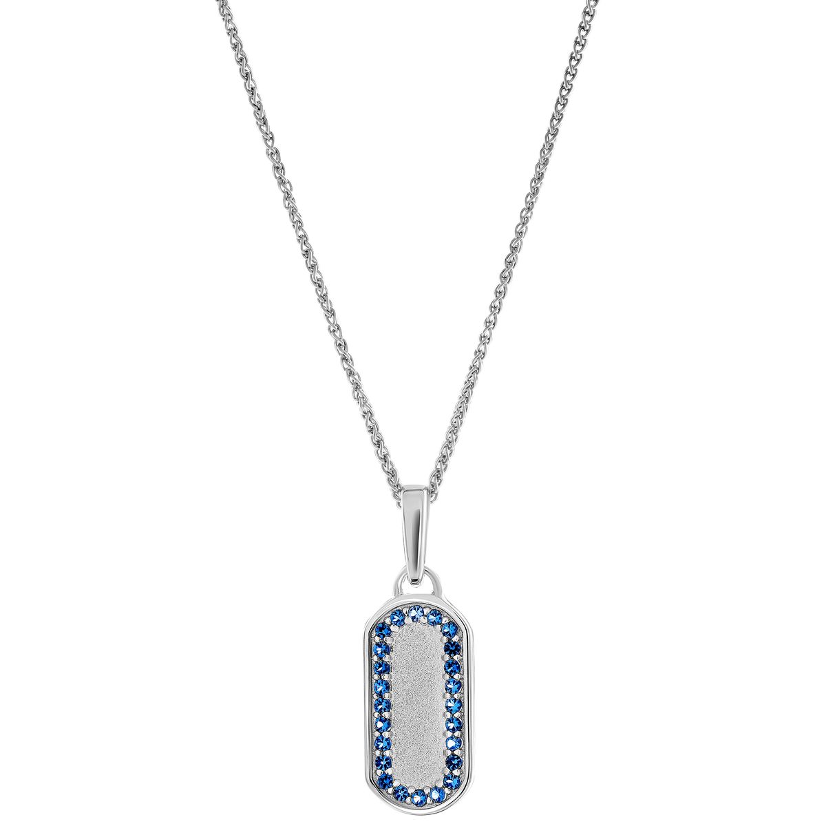 'Malaga' Sterling-Silber-Anhänger mit Kette