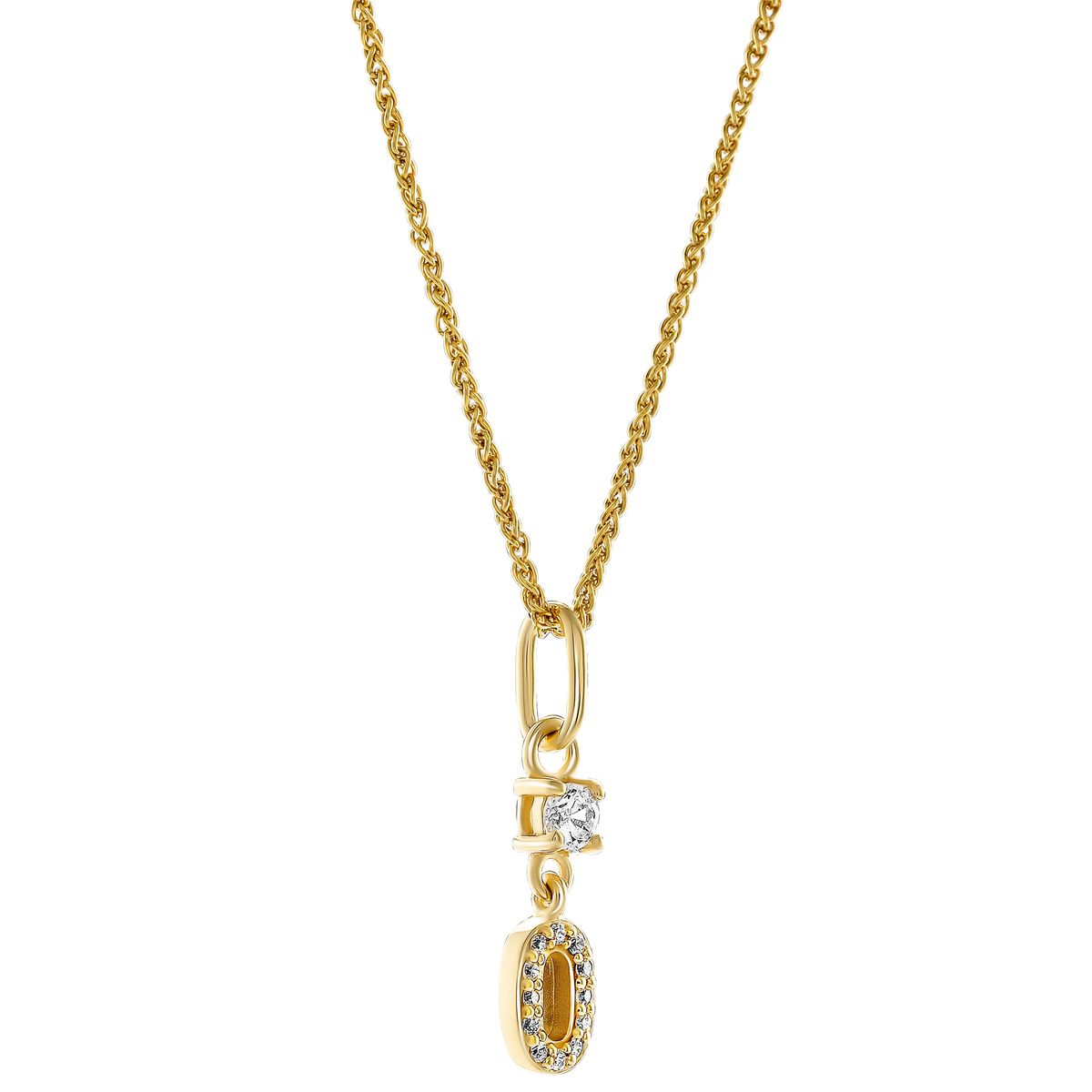 Elegante Halskette mit Steinbesatz