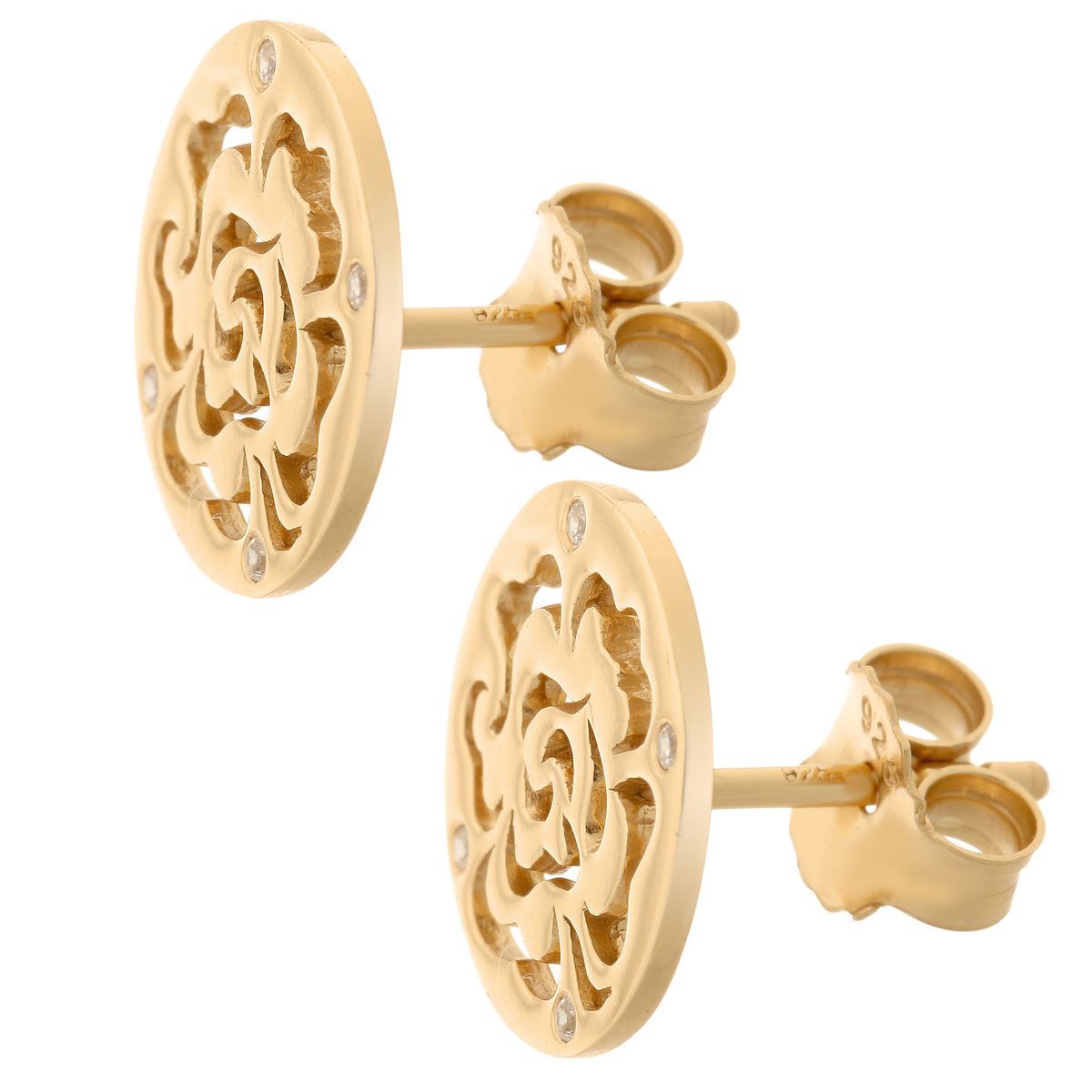 'Fiore' Florale Cut-Out Ohrstecker